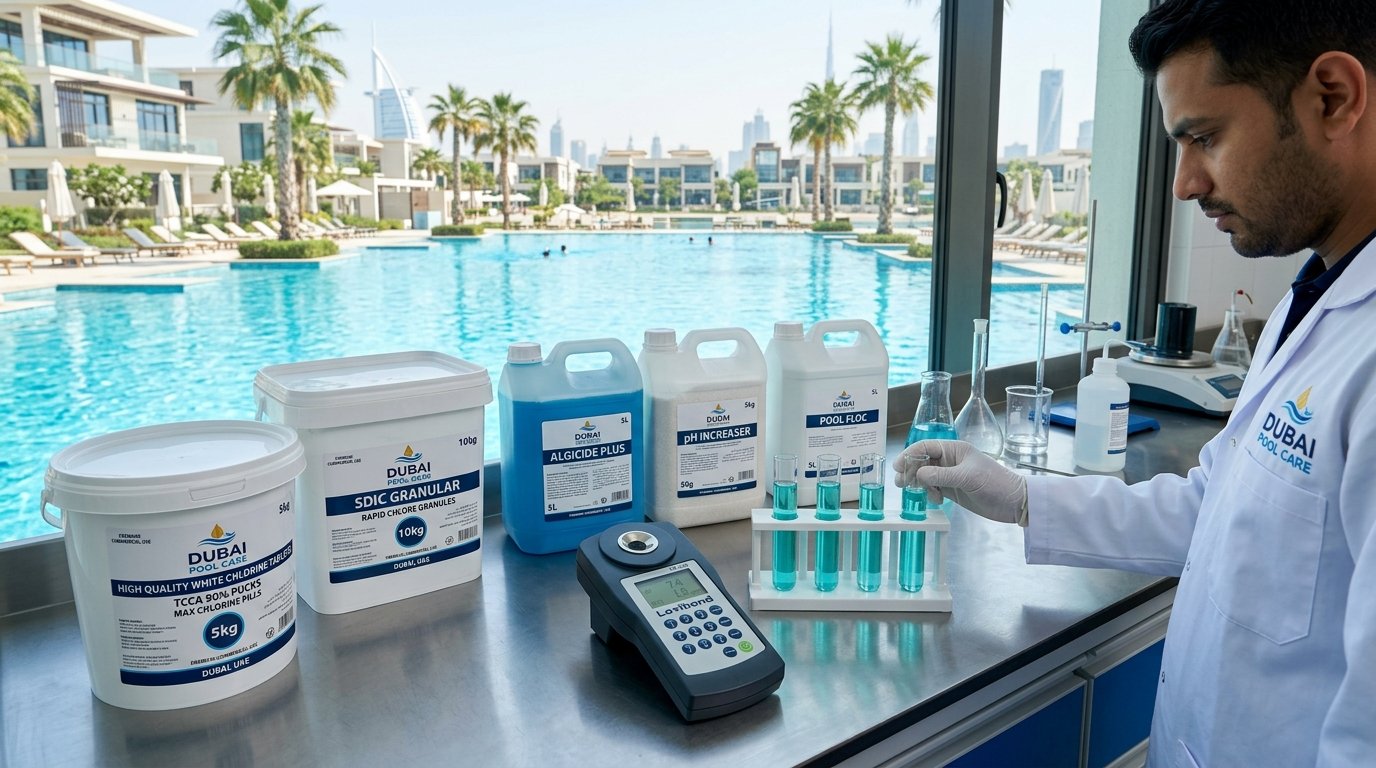 SDIC and TCCA Pool Chemicals Dubai